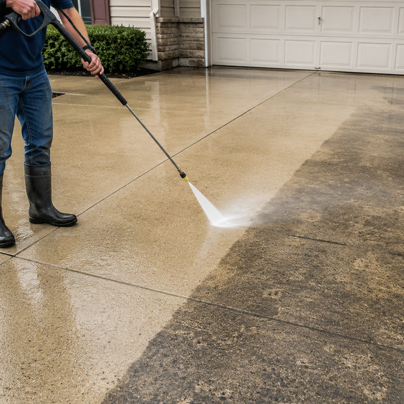 Pressure washing service
